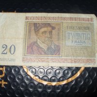 Белгия 20 франка 1956 г, снимка 1 - Нумизматика и бонистика - 41344413