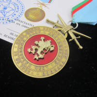 Офицерски медал-ВНВУ Васил Левски-Съюз на офицерите, снимка 12 - Колекции - 44761276