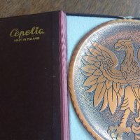 Полска медна чиния за стена, снимка 3 - Антикварни и старинни предмети - 41406162