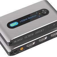 Нов 8K 2 в 1 HDMI превключвател Ръчен селектор за  PS5, PS4, Nintendo Switch, снимка 1 - Друга електроника - 41959059