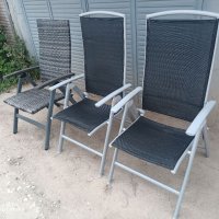 Шезлонг сгъваем стол алуминиеви,Шезлонг разтегателен,алуминиеви столове за плаж, къмпинг, море, пла , снимка 1 - Къмпинг мебели - 41242484