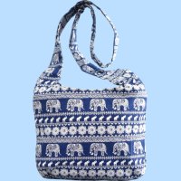 Дамска бохо чанта/торба с красиви индийски мотиви със слончета, снимка 4 - Чанти - 40317846
