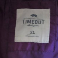 Прекрасно зимно яке TIMEOUT XL, виолетово, снимка 7 - Якета - 41660022