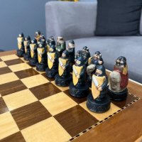 Красив порцеланов шах , снимка 4 - Шах и табла - 39995556