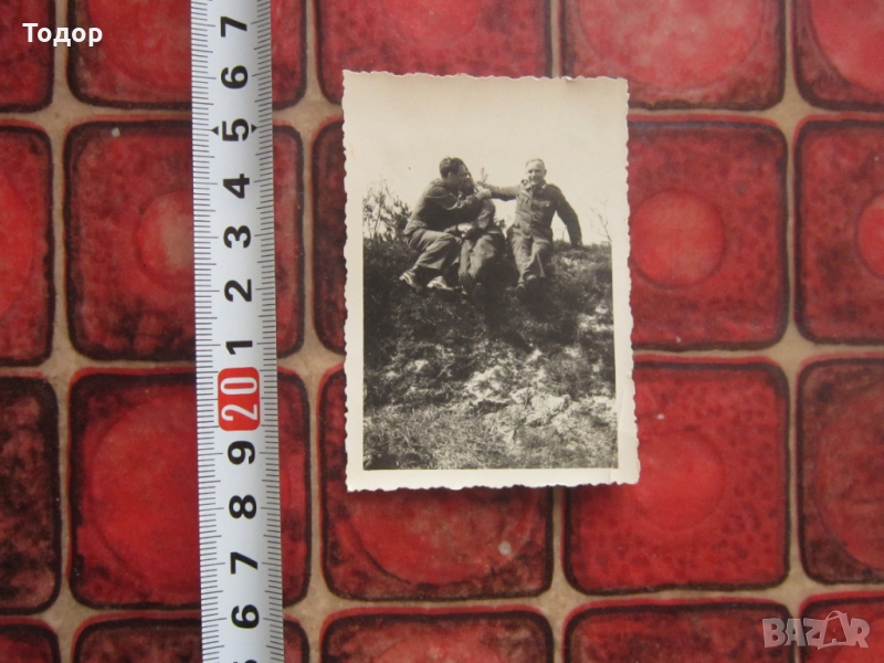 Картичка снимка немски войник 3 райх а8, снимка 1