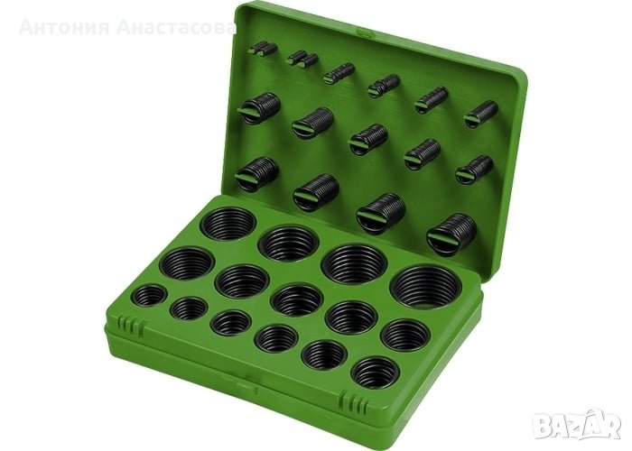 Комплект гумени уплътнения, D 7 - 53 мм, 404 части СИБРТЕХ, снимка 1