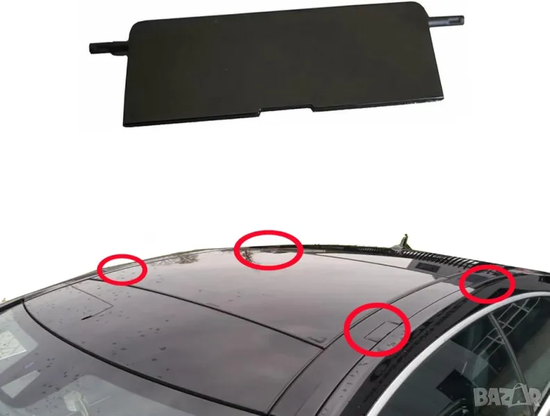 Капачка за отвор на покривен багажник за Mercedes-Benz E-Class W212 и S2, снимка 1