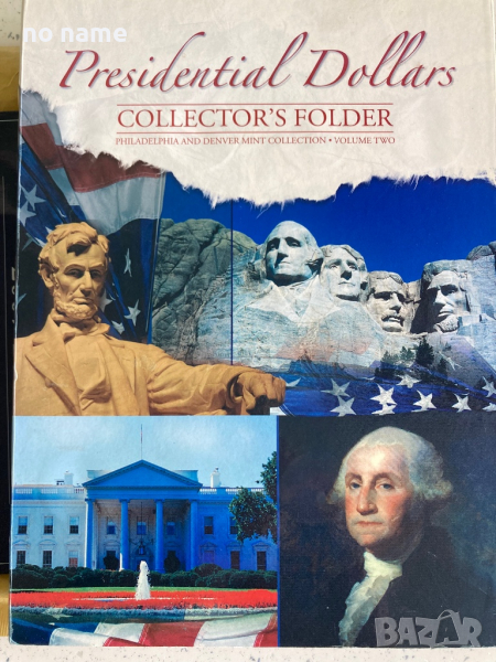 Класьор за монети - САЩ президенти долари, снимка 1