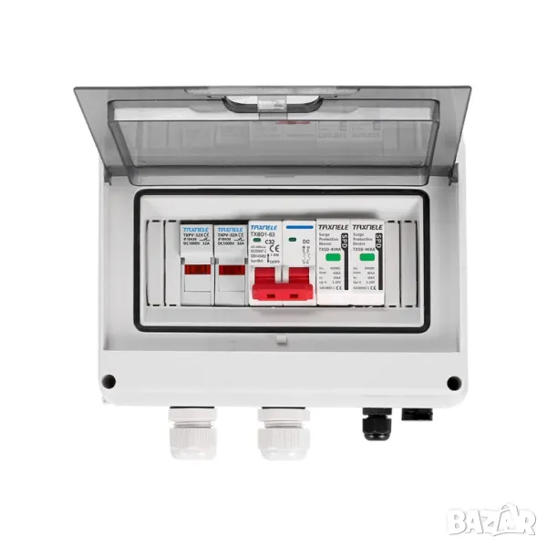 Фотоволтаична PV DC комбинирана кутия, защита от пренапрежение, мълния DC 600V IP65, снимка 1