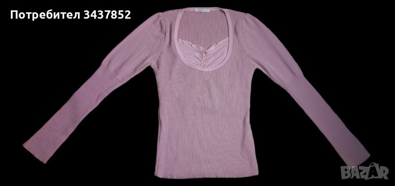 Дамска розова блуза/пуловер, снимка 1