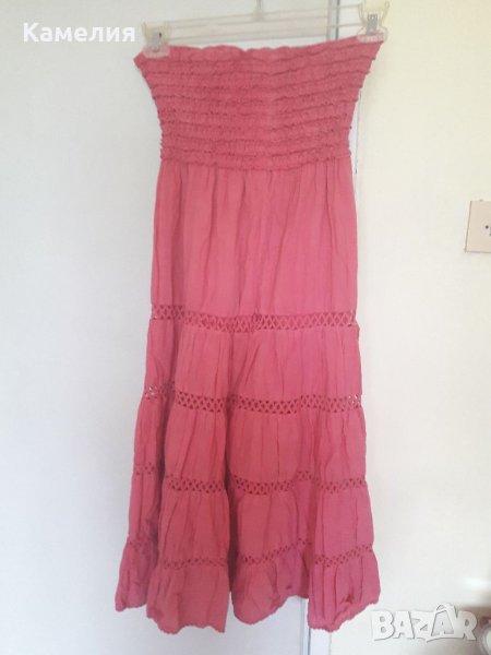 Розова рокля, М-размер , снимка 1