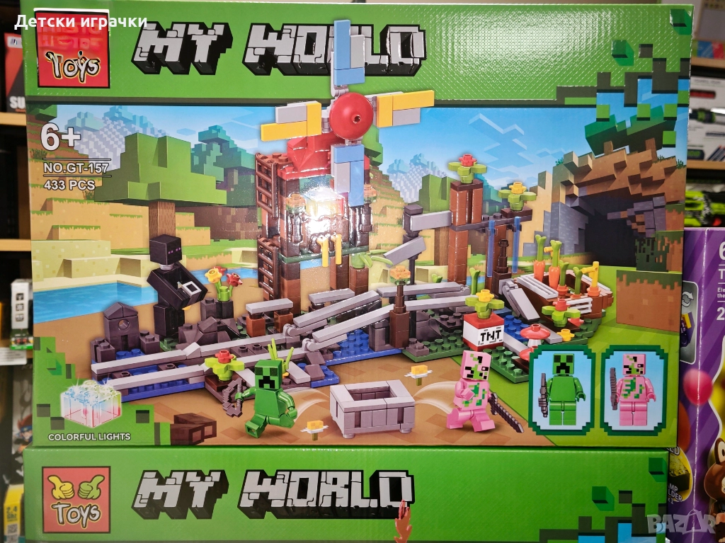 Конструктор Майнкрафт My World 433ч, Лего 6+, снимка 1