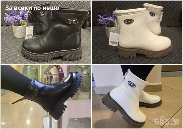 Дамски кожени боти с много мека и топла подплата Diesel - Налични различни цветове, снимка 1