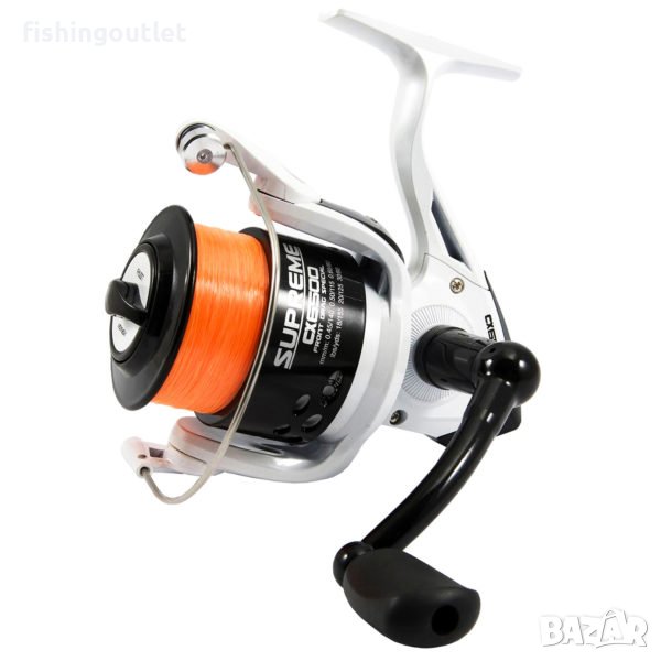 Морска макара с преден аванс EVO SUPREME 5500 с намотано влакно, снимка 1