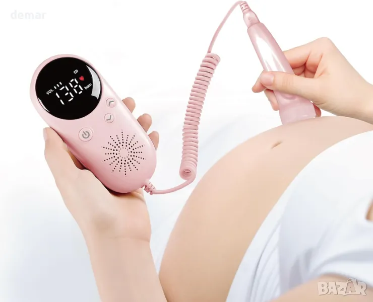 Интелигентен и чувствителен запис на сърдечни тонове за бременни, преносим сърдечен записвач, снимка 1