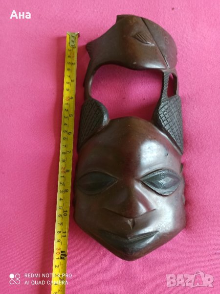 Африканска дървена маска , снимка 1