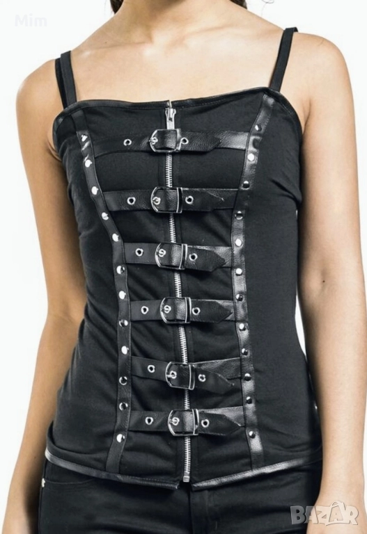 М Черен корсет с катарами, снимка 1