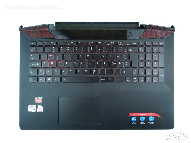 Lenovo Y700-15ISK Клавиатура Палмрест Корпус подсветка  5CB0K25533 AP0ZF000310, снимка 1