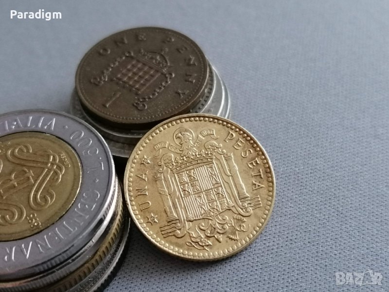 Монета - Испания - 1 песета | 1975г., снимка 1