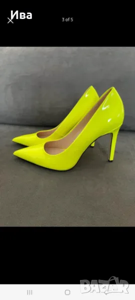 Неонови обувки ZARA 39 номер, снимка 1