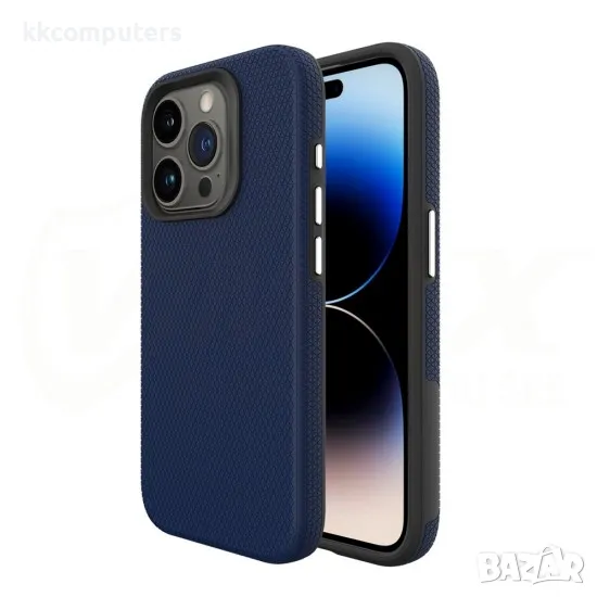 iPhone 16 Pro Max (6.9) Силиконов твърд кейс Vmax Triangle и Протектор, снимка 1