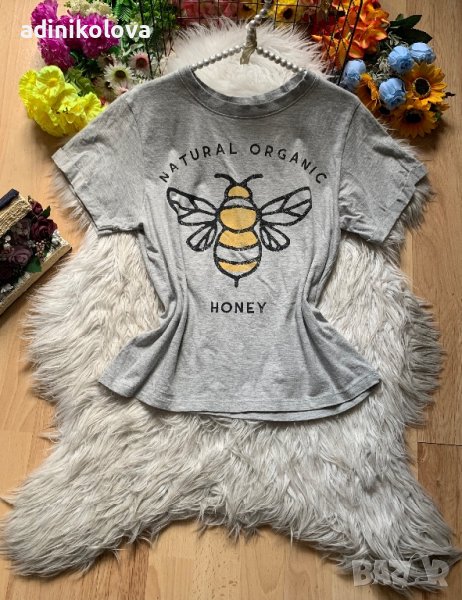 Тениска с пчели, снимка 1