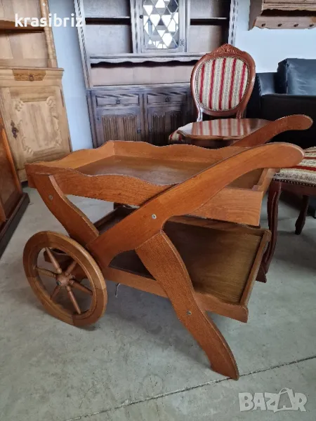 Масивна Количка за Сервиране внос от ГЕРМАНИЯ , снимка 1