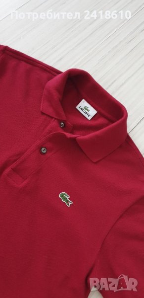 Lacoste  Pique Cotton Mens Size 3 - S НОВО! ОРИГИНАЛ! Мъжка Тениска!, снимка 1