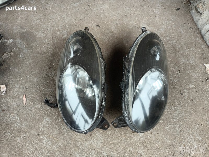 ляв и десен черен фар за нисан микра к12 NISSAN MICRA K12, снимка 1