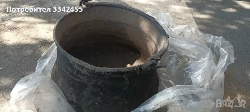 Бакърен, здрав котел, снимка 1