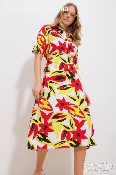 Нова цветна рокля , снимка 1