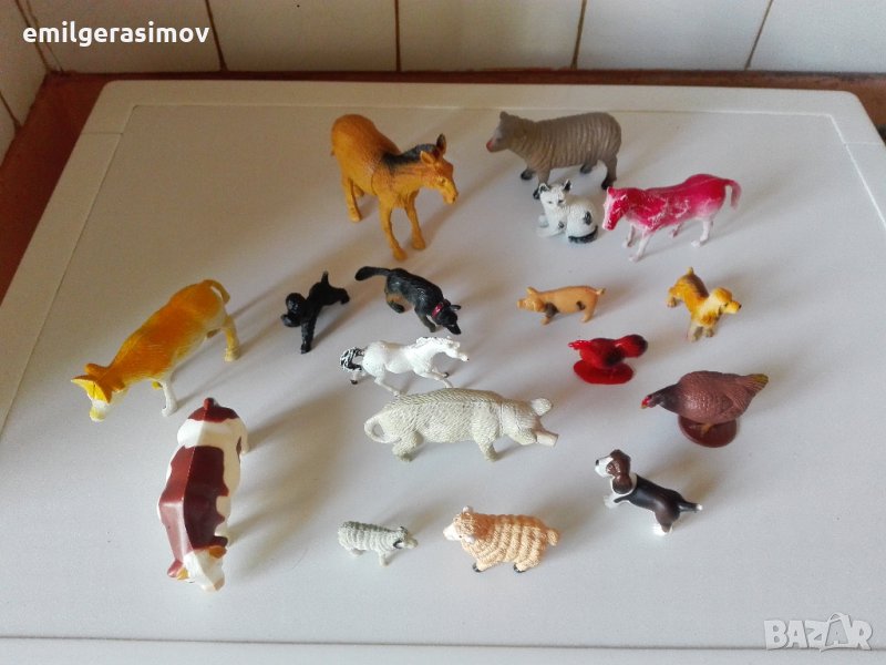 Пластмасови домашни животни - лот 1., снимка 1