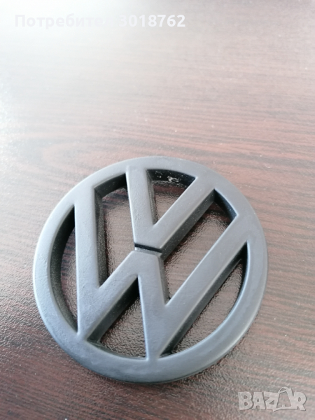 Емблема VW черен мат, снимка 1
