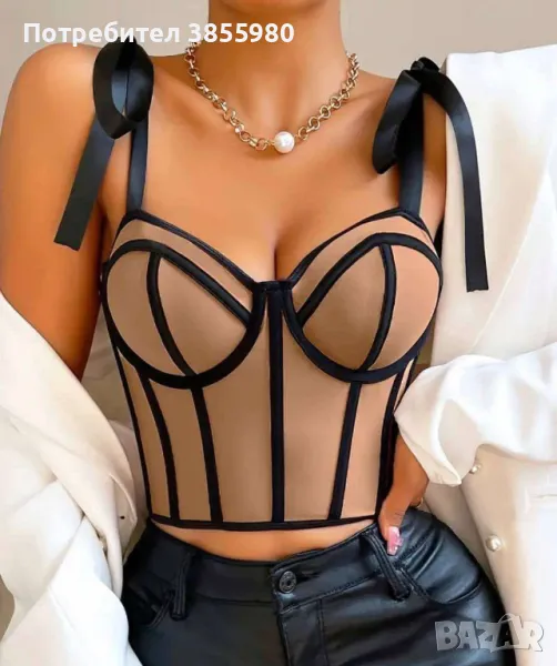 Корсет със сатенена панделка, снимка 1