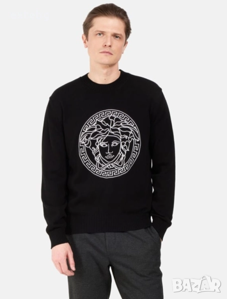 VERSACE оригинален памучен пуловер XXL, снимка 1