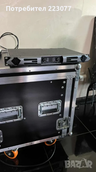 12600 вата 2 канала 1U клас D професионален усилвател за субуфер, снимка 1