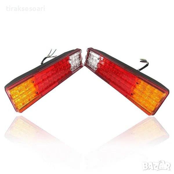 2 БРОЯ ЛЕД LED Диодни стопове за камиони 24V 24 Волта, снимка 1