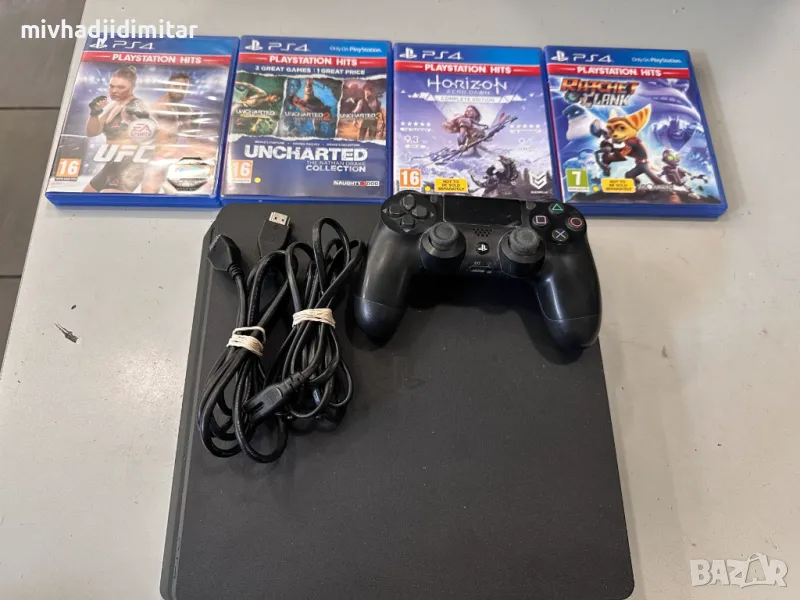 ***ТОП ЦЕНА***PlayStation 4 500GB с бонус 4 игри, снимка 1