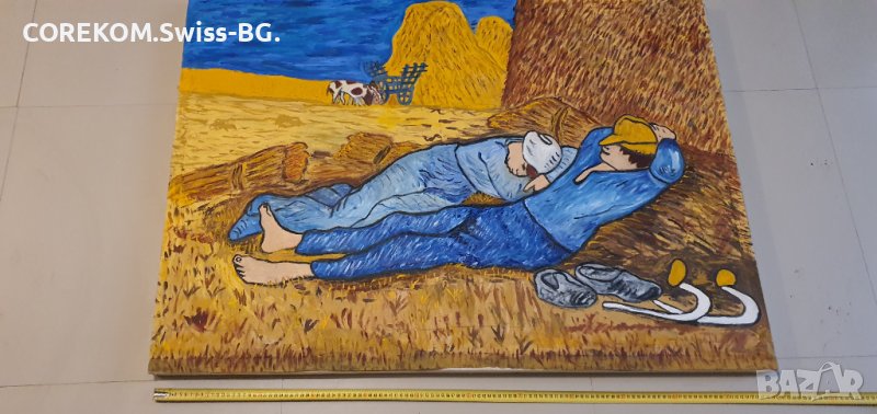  Van gogh ,Винсент  Ван Гог replica,реплика масло и акрил , снимка 1