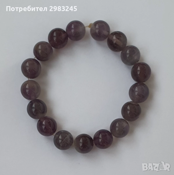 Гривна от аметист , снимка 1