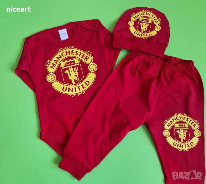 Бебешки комплект Манчестър Юнайтед, снимка 1