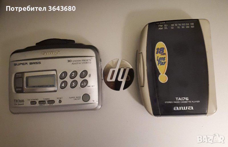 Уокмени АЙВА – работят с аудиокасети, поддържат радиодиапозаните на днешните честоти FM+. , снимка 1