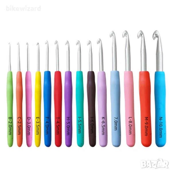 Комплект куки за плетене на една кука 14 броя НОВИ, снимка 1