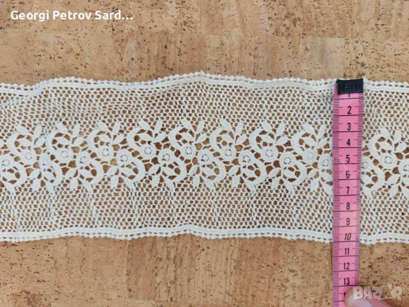 Памучна дантела 10 см., снимка 1