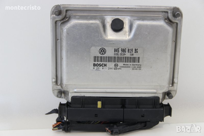 Моторен компютър ECU Seat Ibiza III (2002-2008г.) 045 906 019 BG / 045906019BG / 0281011244 , снимка 1