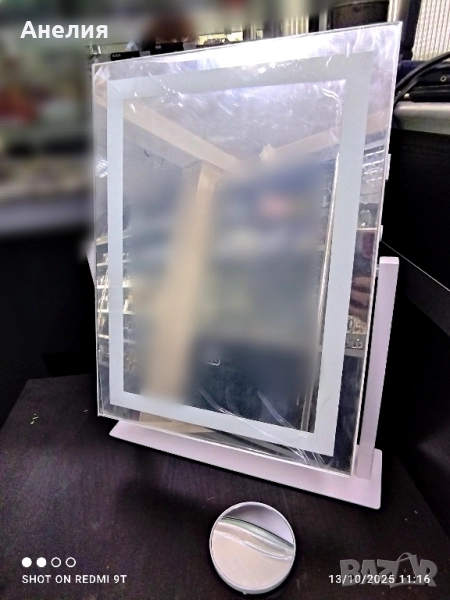 Огледало 30/40 с лед светлини и блутут + малко, снимка 1
