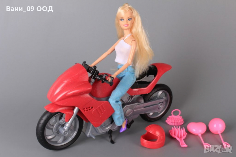 Кукла Барби на мотор, снимка 1