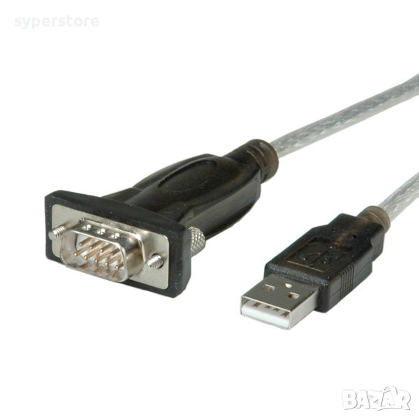 Преобразувател USB to SERIAL DB9M Roline SS300791, снимка 1