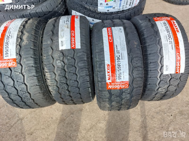 4бр.нови зимни MAXXIS 195/55/10C 98P DOT 0623, снимка 1