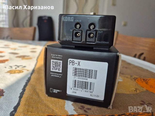 Korg Pitchblack X (висококачествен тунер)